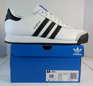 adidas Mens Samoa White Sneaker Shoes Size 10 New - Picture 1 of 9