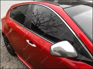 alfa romeo giulietta ADESIVI kit esterno sticker decal montanti carbonlook - Afbeelding 1 van 4