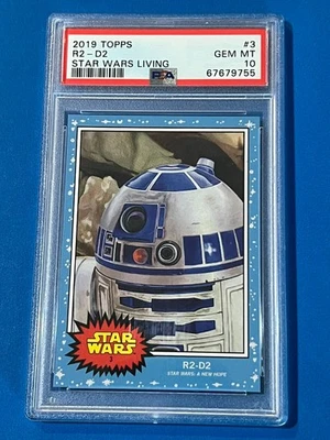 PSA 10 2019 Topps Star Wars Living Set R2D2 #3 Gem Mint A New Hope 9755 - Image 1 of 2