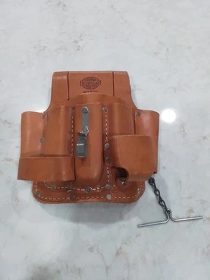 Nicholas Work Gear Top Grain Cowhide Tool Pouch 5x865 603 Made in USA - Image 1 of 4