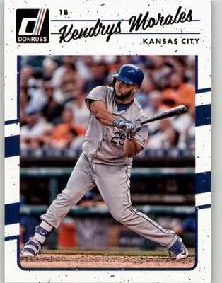 2017 Donruss Kendrys Morales #103 Kansas City Royals - Image 1 of 2