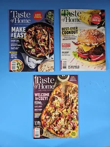 Lot of 3 Taste of Home Magazines 2020 Feb/Mar June/July Aug/Sept Recipes - Bild 1 von 4