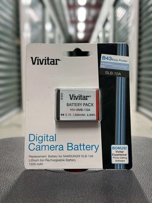 *NUEVO* Batería de repuesto para Samsung SLB-10A 3.7V 1300mAh 4.8Wh B43 Easy Finder Foto 1 de 2