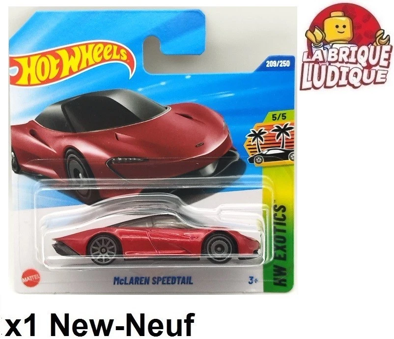 Hot Wheels Hw Exotics Mclaren Speedtail Red Dark 209/250 5/5 JBB28 New - Image 1 of 1