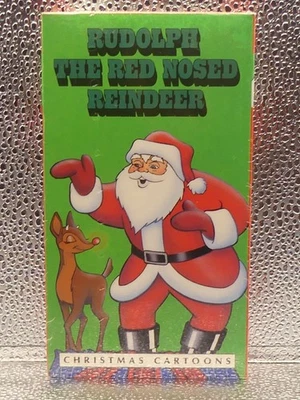 Rudolph The Red Nosed Reindeer Christmas Cartoons VHS New Factory Seal Videotape - Image 1 of 4