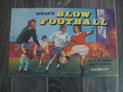 1976 Vintage Spears Game  BLOW FOOTBALL  Excellent - Image 1 of 3