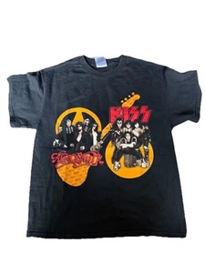 Kiss and Aerosmith 2003-2004 Concert T-Shirt size Large L 🔥 - Picture 1 of 2