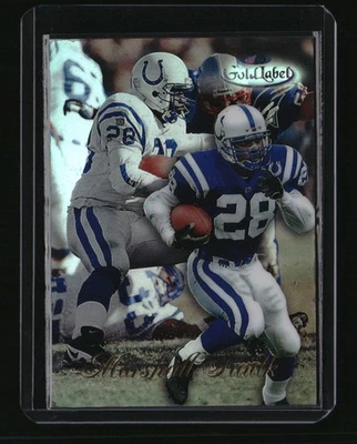 1998 Topps Gold Label #11 Marshall Faulk Class 1 Black Label - Image 1 of 2
