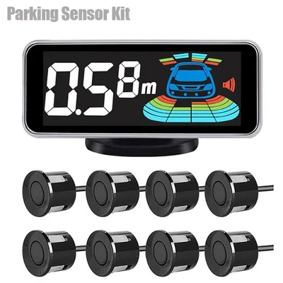 Multiple Radar Parking Sensor Kit Backlight Parktronic LED Display System - Image 1 of 4