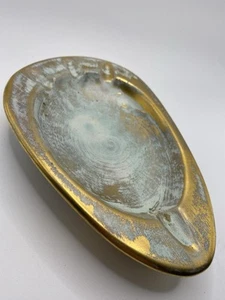 MCM Stangl Pottery, NJ, 3904 Kidney Shaped Ceramic Ashtray/Trinket, 8x5.25x1.5” - Picture 1 of 7