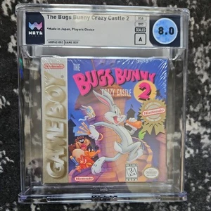Nintendo Gameboy The Bugs Bunny Crazy Castle 2 Sealed CIB GRADED WATA 8.0 A - Picture 1 of 8