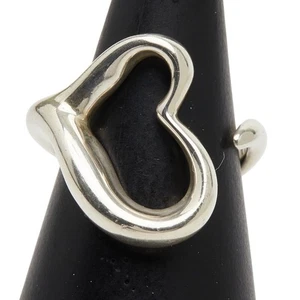 Tiffany & Co. open heart ring SV925 silver   756393 - Picture 1 of 8