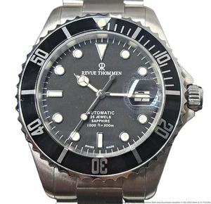 Revue Thommen 17571.2MG Herren Datum 25j Automatik Swiss Made Taucher Armbanduhr - Bild 1 von 8
