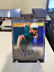 Carson Palmquist 2024 Pulse Baseball On Card Auto RC Roxkies - Picture 1 of 2