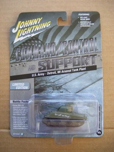 JOHNNY LIGHTNING COMMAND/CONTROL & SUPPORT #5 M4A3 SHERMAN TANK - Bild 1 von 4