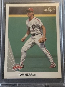 1990 Leaf Tom Herr Psa 10 - Bild 1 von 6