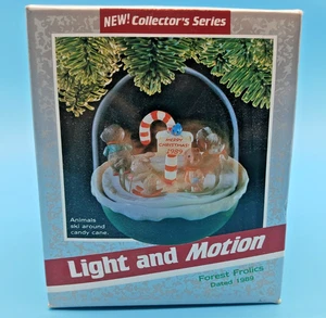 Hallmark 1989 "FOREST FROLICS" #1 in Series - Magic- Motion & Lights w/ Box - Picture 1 of 10