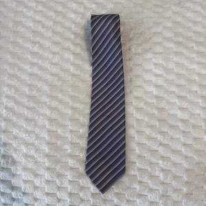 STAFFORD Essentials Purple Striped  Men's Neck Tie Necktie - Picture 1 of 3