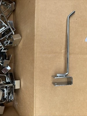 6英寸镀铬货架挂钩(数量:91) — 第 1/3 张图片