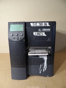 Zebra ZM400 stampante termica per etichette ZM400-300E-0100T LAN - 372.981 PO... - Afbeelding 1 van 9