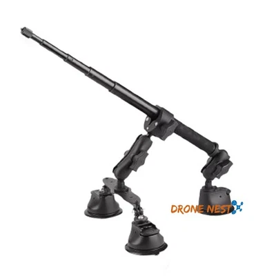 For Insta360 ONE X4 X3 X2 DJI Panoramic Camera Car SuctionCup Mount+Selfie Stivh - Image 1 of 4