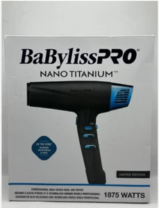 BabylissPRO Nano Titanium Hair Dryer, Professional 1875-Watt Blow Dryer, Ionic - Picture 1 of 1