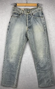 Jeans Rifle Denim Cintura Alta Botón Mosca Vintage 28 Hechos en Australia - Imagen 1 de 11
