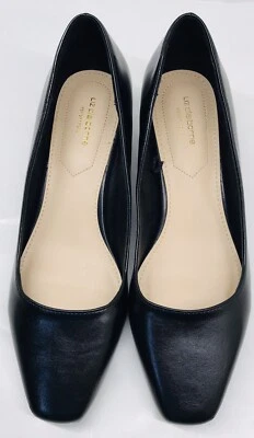 Zapatos de salón LIZ CLAIBORNE para mujer de espuma viscoelástica Faris suaves negros profundos tacón bloque talla 8,5 W Foto 1 de 4