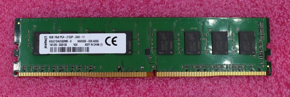 ASU21D4U5S8MB-8 - Kingston 8GB 1Rx8 PC4-2133P DIMM - Image 1 of 1