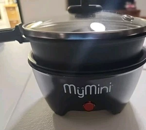 Olla caliente eléctrica Mymini de 5 pulgadas para fideos y sartén usada  - Imagen 1 de 9