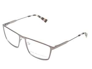 Armani Exchange AX1022 6088 Rectangle Matte Gunmetal Mens Eyeglasses 55mm - Picture 1 of 6