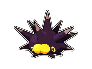 Pincurchin wasserdichter Vinyl-Aufkleber Sticker gestanzt  - Bild 1 von 1