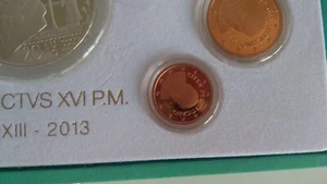 1 Cent Kursmünze Vatikan 2013 PP aus KMS - Bild 1 von 1
