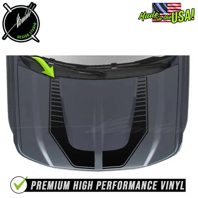 Hood Racing Stripes para Chevy Silverado 2016 2017 2018 gráficos Z71 4 Foto 1 de 4