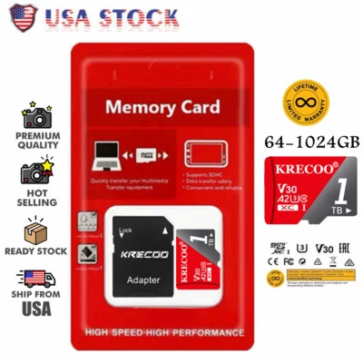 Memoria de alta velocidad para tarjeta Micro SD 64 GB 128 GB 256 GB 1 TB tarjeta TF Ultra Clase 10 Foto 1 de 4