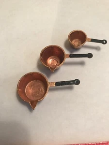 Dollhouse Miniature 1:12 Scale “Copper” Pots And Tea Kettle Set - Imagen 1 de 8