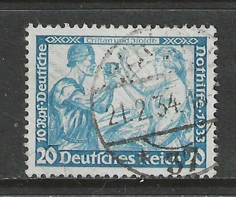 德国 1933 20+10 Pf. Wagner "Tristan & Isolde" 发行已使用,153.00 美元 — 第 1/1 张图片