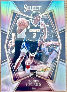 Bones Hyland RC 2021/22 Panini Select Premier SILVER PRIZM #174 Rookie DEN LAC - Bild 1 von 2