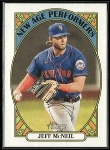 2021 Topps Heritage #NAP-23 Jeff McNeil New Age Performers - Picture 1 of 2