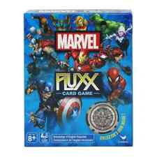 Marvel Comics Fluxx Card Game Spinmaster W/captain America Collector Coin H6
