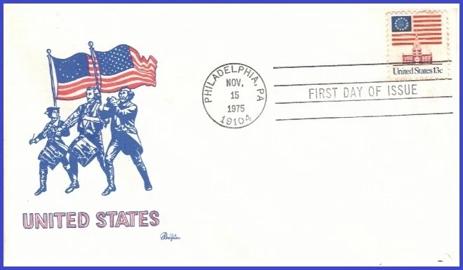 USA3 #1622 U/A BAZAAR FDC   Flag Over Independence Hall - Image 1 of 1