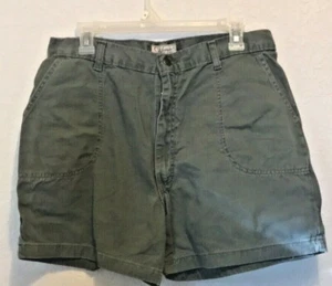 Pantalones cortos de mezclilla Wrangler para mujer verde militar talla 14 promedio - Imagen 1 de 6