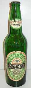 VINTAGE LARGE HEINEKEN LAGER BEER GLASS BOTTLE BAR STORE DISPLAY 18.5" - Picture 1 of 6