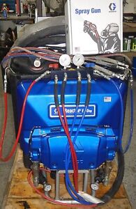 USED Graco Reactor E-10 Proportioner Package NEW Fusion AP Gun USED Heated Hose