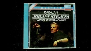 Karajan Conducts Johann Strauss Weiner Philharmoniker CD Decca Blue W Germany - Picture 1 of 4