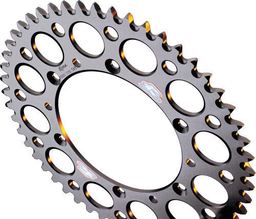 Renthal Rear Sprocket 48 Tooth Black KAWASAKI KDX200 112U-520-48GEBK - Image 1 of 1