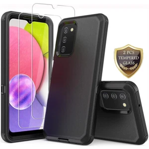 For Samsung Galaxy A03S A14 5G A13 5G A54 5G Case Rugged Cover / Tempered Glass - Picture 1 of 18