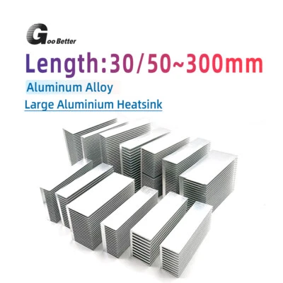 GOOBETTER Large Aluminium Heatsink - High Power LED/Electronics/Amplifier/Audio Projects