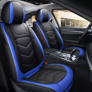 For Hyundai Car Seat Covers Front Rear Pu Leather Full Set Seat Protector - Foto 1 di 7