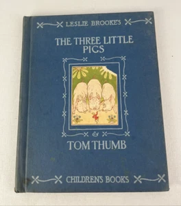 The Three Little Pigs And Tom Thumb - Leslie Brooke (Hardcover) - Picture 1 of 10